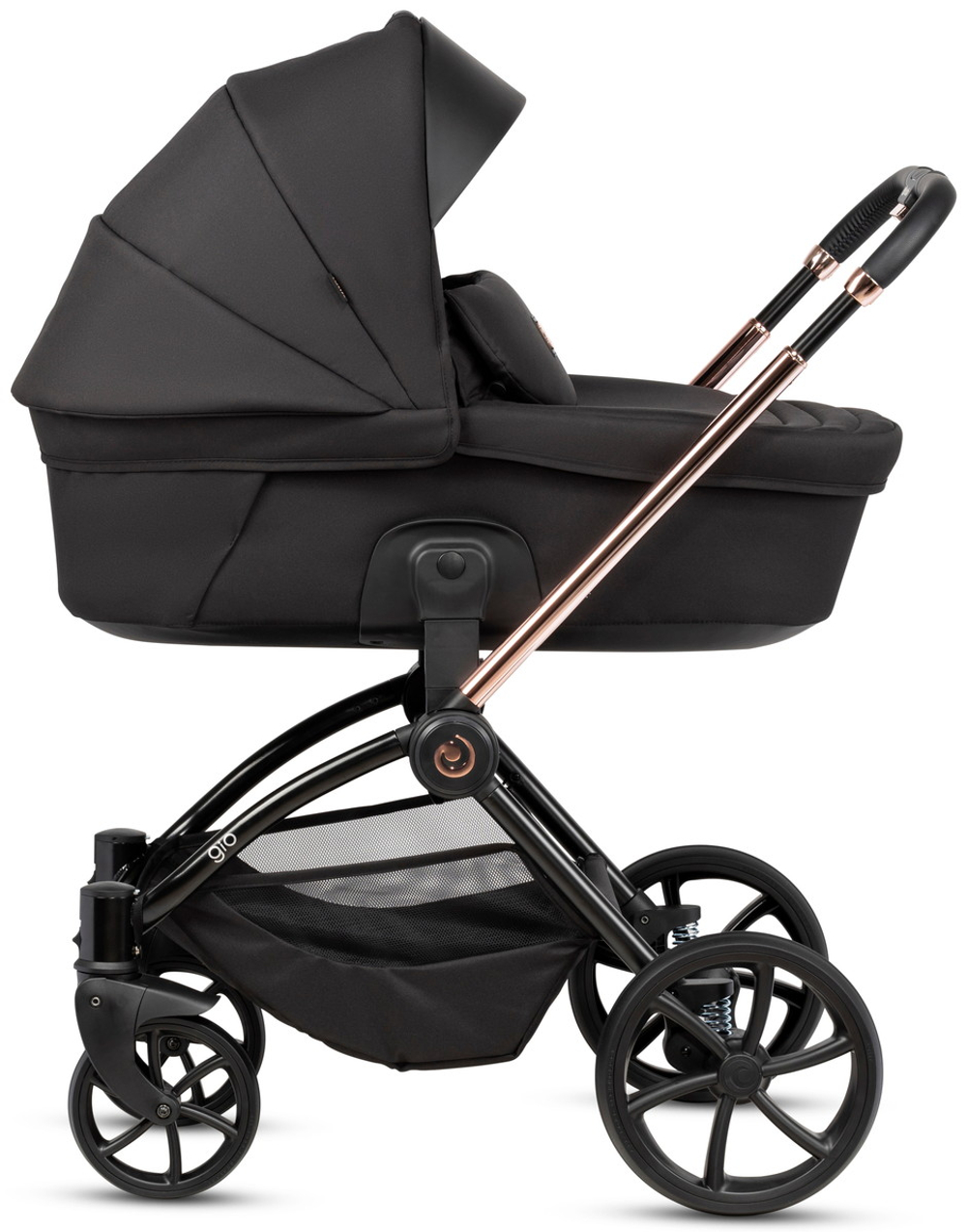 Детская коляска Tutis Gio Plus 3 в 1 с автокреслом Beno Beige 1552135 Nero