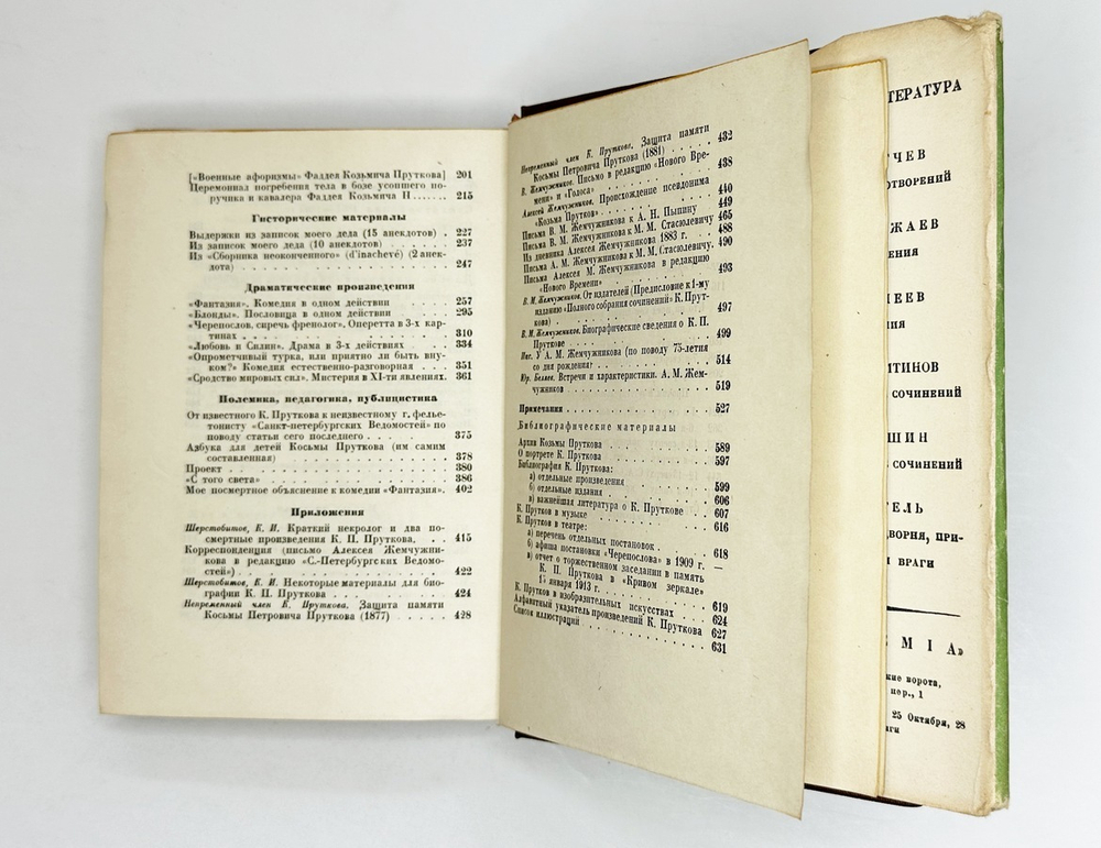 Козьма Прутков. Полное собрание сочинений. М.; Л.: Academia, 1933 г. В суперобложке
