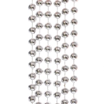 Бусы на ёлку 2,0 м «Шарик крупный» d-12 мм, Серебро