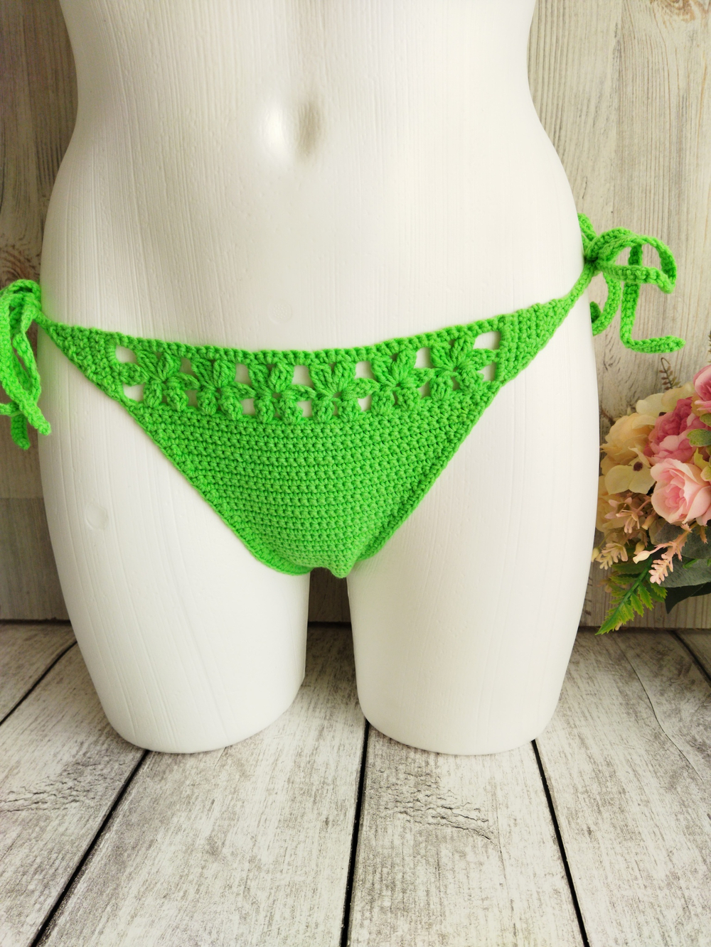 Купальник вязаный