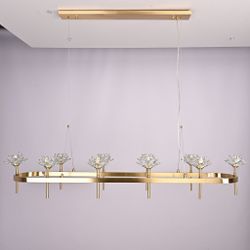 Подвесная Люстра Lotos Long 10 By Imperiumloft