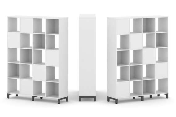 Style Project Набор стеллажа 2-х сторон., 5 яр. SN.NSD-541  1488*400*1982