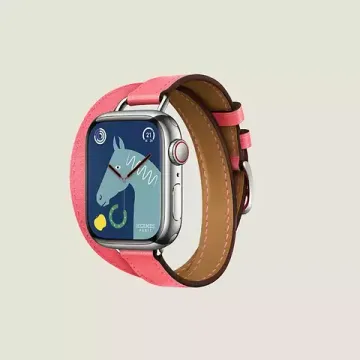 Apple Watch Hermès Series 9  Double Tour 41 mm Attelage