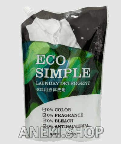 Гель для стирки без аромата 1200 мл Rocket Soap Eco Smile