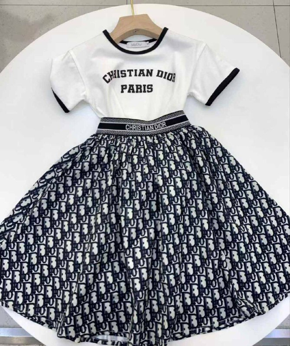 Детская юбочка и футболка Christian Dior