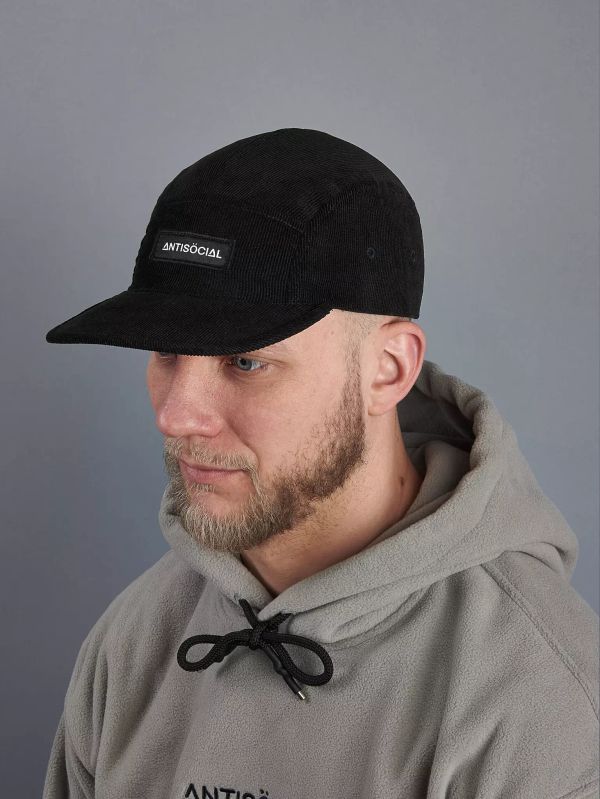 Кепка 5 panel Velvet Черная - фото 1