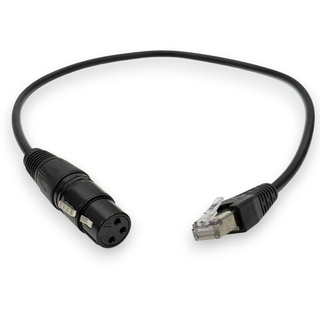 Кабель DMX переходник XLR (мама, 3P) - RJ45