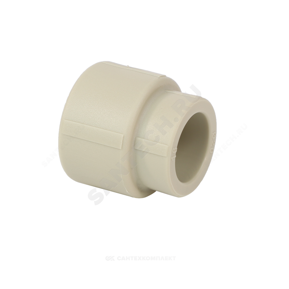 Муфта PP-R переходная серая Дн 32х25 внутренняя пайка VALFEX 10013225Г