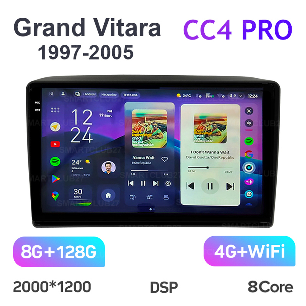 Teyes CC4 Pro 9" для Suzuki Grand Vitara 1997-2005