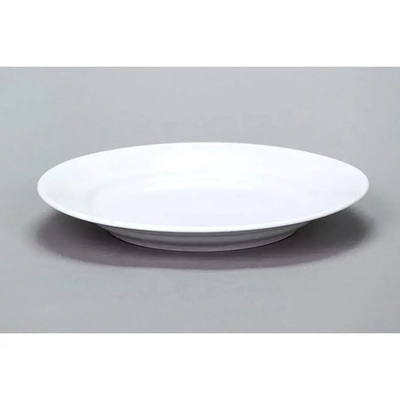 Тарелка мелкая 200 мм Гладкий край Белая