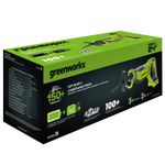 Пила сабельная акк. Greenworks GPT-BLRS-1, 24V, б/щет, 0-3000/мин, рез 115 мм дер.,1х4Ач,ЗУ,кор (1200607CUB)