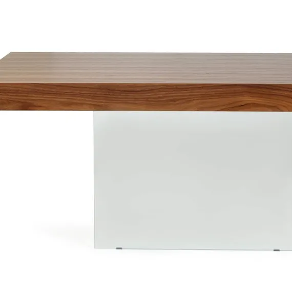 Обеденный стол Somerset 240x110 см, орех, стекло