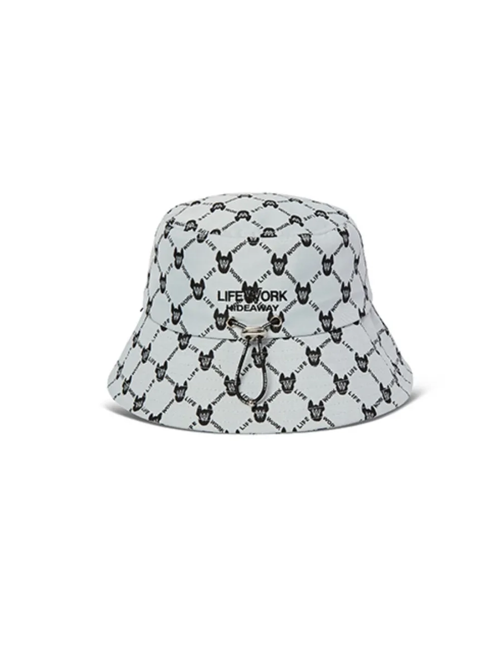 Панама с жакардовой монограммой