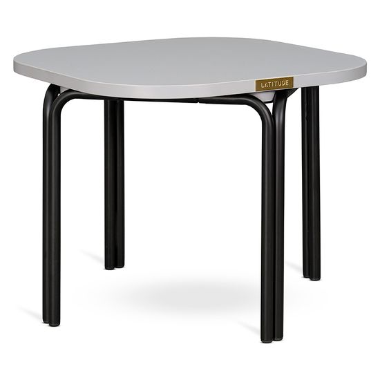 Столик кофейный ror, 50х50 см, черный/серый