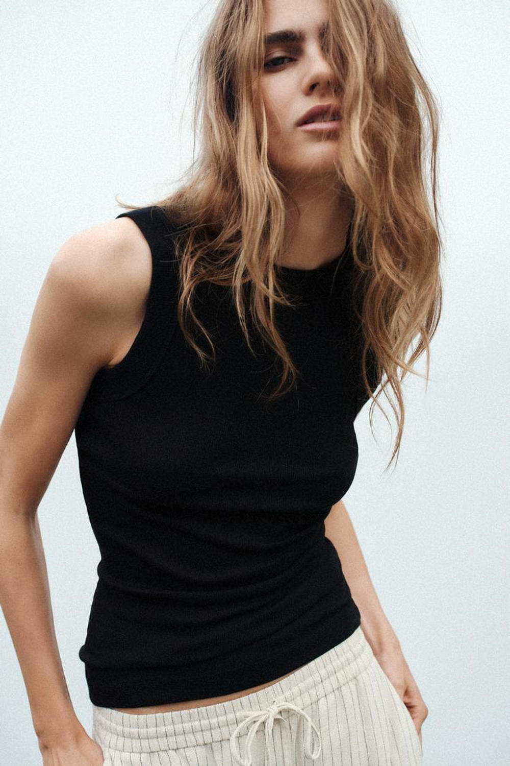Top negro zara discount