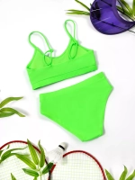 купальник раздельный спортивный 3 в 1 топ парео и трусы