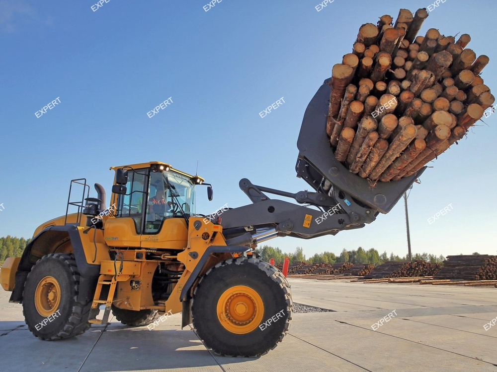 Бревнозахват на Фронтальный погрузчик Doosan