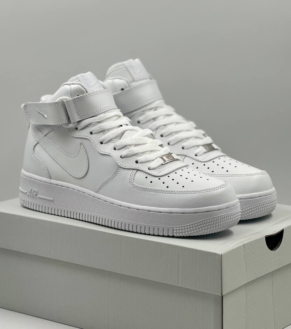 Кроссовки Nike AirForce 1High #N143 (бел.)