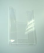 Карман буклетница настенная А4 верт 20мм 2мм акрил