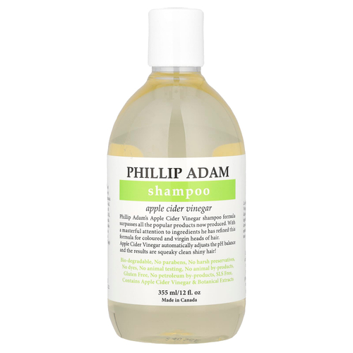 Phillip Adam, шампунь с яблочным уксусом, 355 мл (12 жидк. унций)