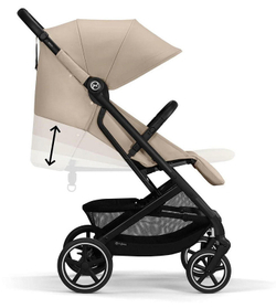 Прогулочная коляска Cybex Beezy 2024 Almond Beige с дождевиком и бампером