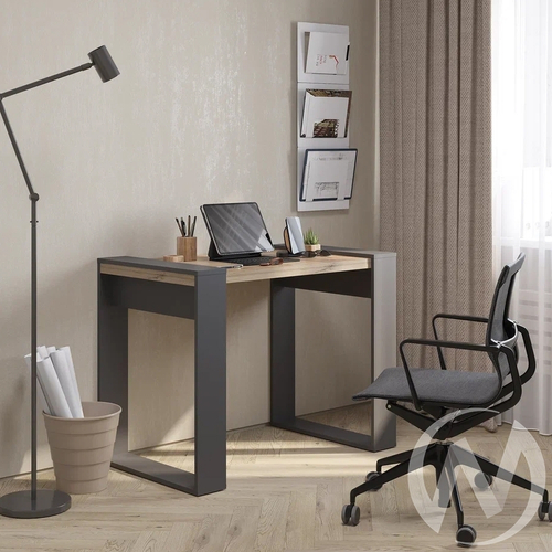 Стол компьютерный Арчи (графит/дуб кера)