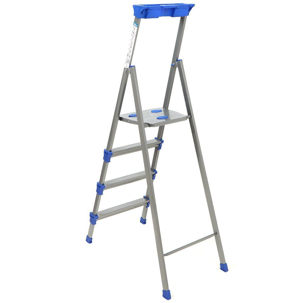 Стремянка 4 ступ, мет-л, 0.846 м, с широк ступ, Nika, СМ4