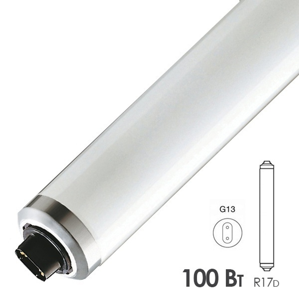 Ультрафиолетовая лампа Philips TL 100W/01 R17D/G13 L1782.2mm 311 nm для лечения псориаза 928034900130