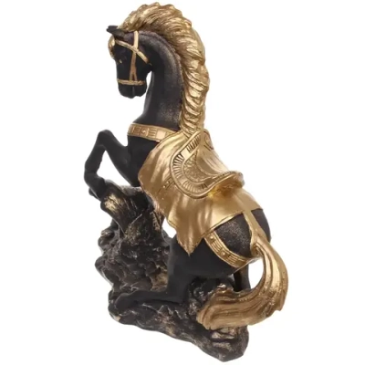 Статуэтка из гипса «Лошадь» 35*35см черный