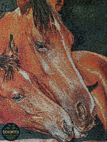 Декоративный гобеленовый чехол для интерьерной подушки Забота 38*38