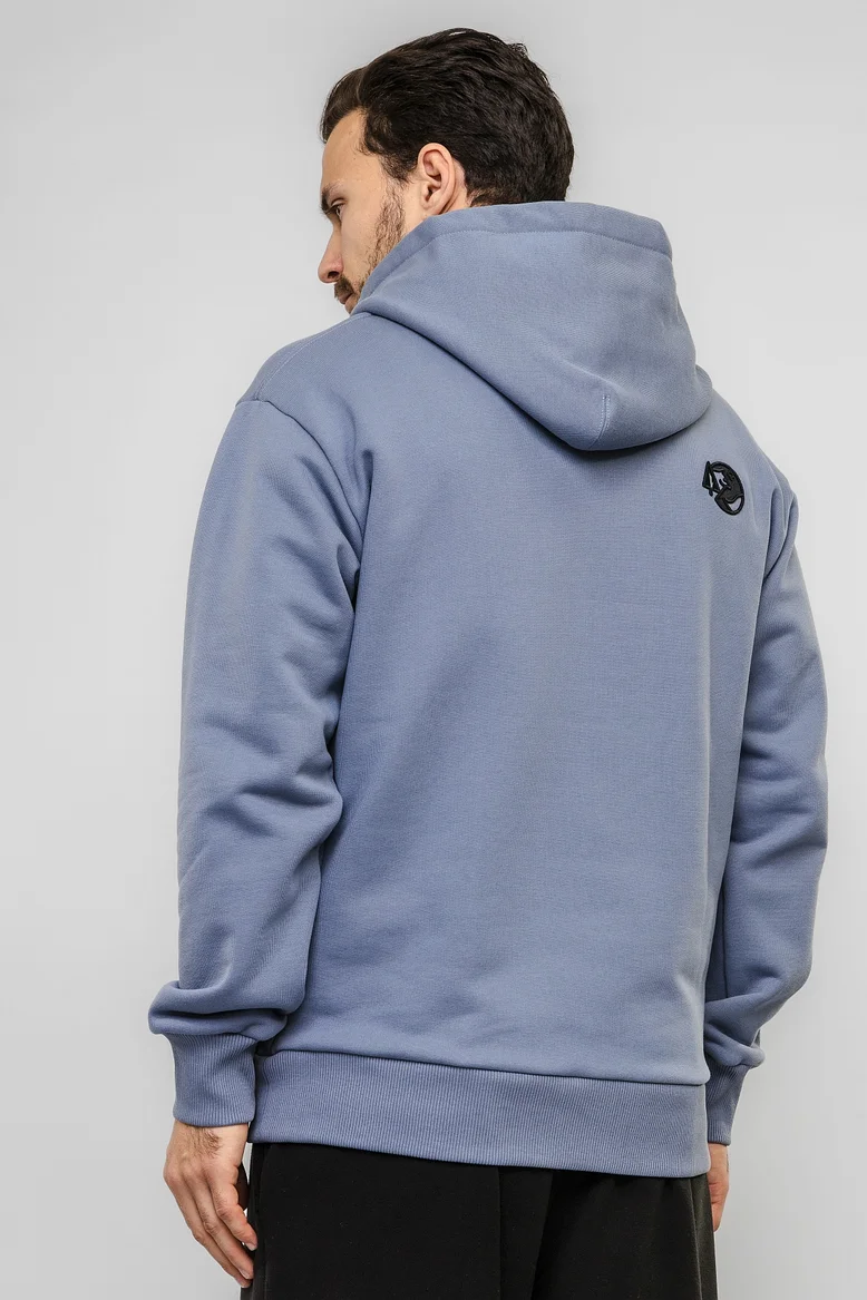 Худи "НОХО" унисекс, цвет "Полярный василёк"