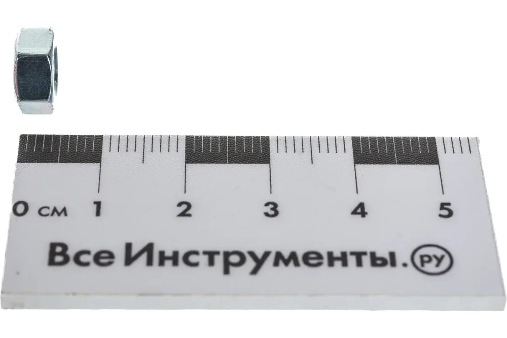 Гайка М6 DIN934 оцинкованная шестигранная