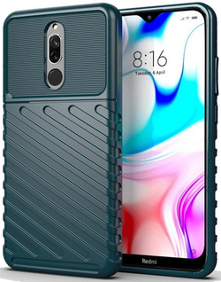 Чехол для Xiaomi Redmi 8 цвет Green (зеленый), серия Onyx от Caseport