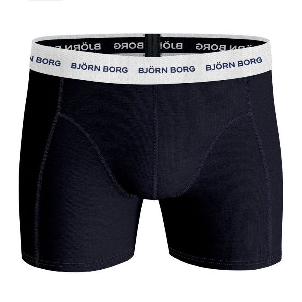 Боксерки теннисные Bjorn Borg Shorts Sammy BB Fourflower 3P - skyway