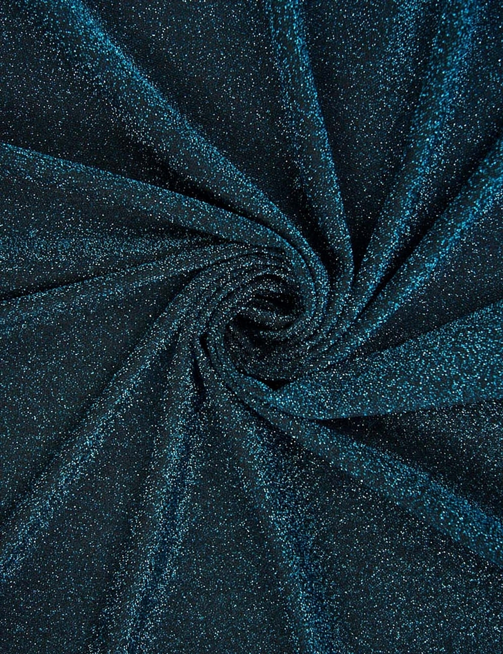 Трикотаж Металлик, 186 гр/м2, 150 см, морская волна