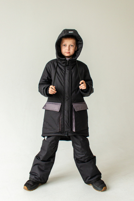 Парка зимняя Sport junior, черная