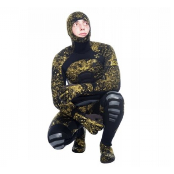 Гидрокостюм SARGAN Неман RD2.0 7 мм зеленый камуфляж
