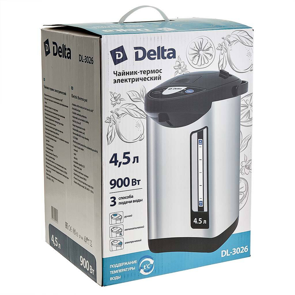 Чайник-термос электрический DЕLTA DL-3026