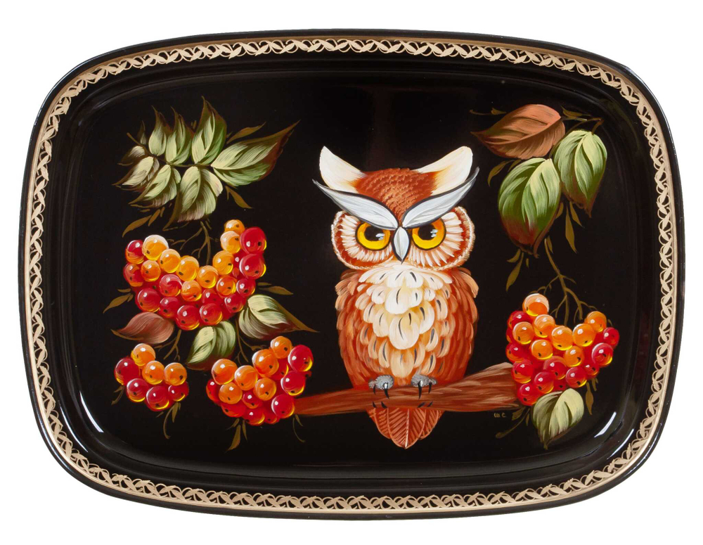 Zhostovo metal tray A12D02112023030