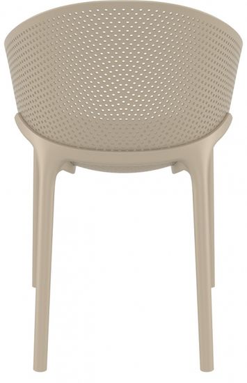 Кресло пластиковое Sky бежевое
