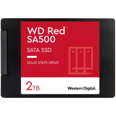 SSD POWERED BY SANDISK  Red (2.5'', 2TB, SATA III 6 Gb/s)