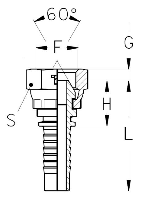 Фитинг DN 25 BSP (Г) 1