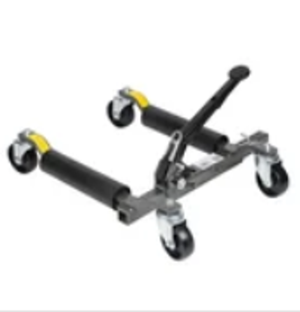 WDK-80325M Тележка с механическим подъемным механизмом для широких колес, г/п 0.68 т
