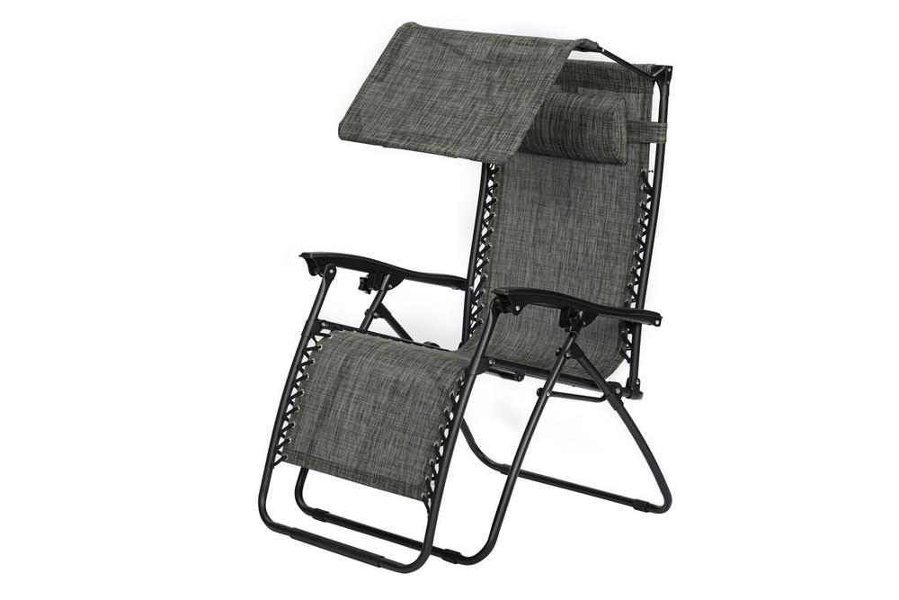 Кресло-шезлонг ЗД-1 с крышей и подушкой 2 шт