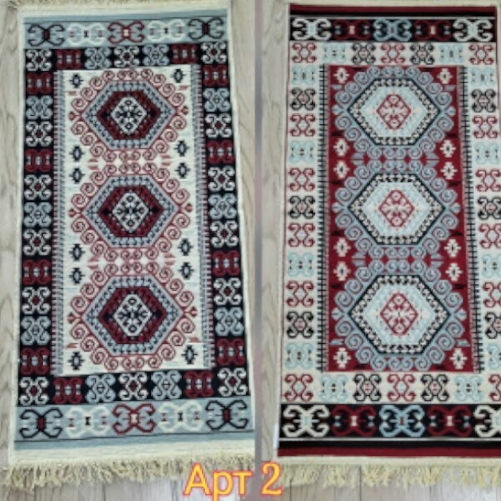 Коврик интерьерный с бахромой VOSTOK 80*150 (двухсторонний)