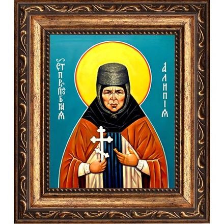 Алипия Голосеевская блаженная. Икона на холсте.