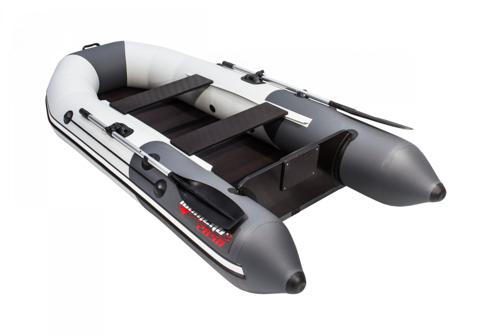 Таймень NX 2850 серый-графит Слань-киль (Лодка ПВХ под мотор)