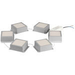 Светильник светодиодный ЭРА Грильято SPO-646-3-5K-S6 36Вт 5000К 89х89мм Домино 100х100 металлик 6 кубиков драйвер