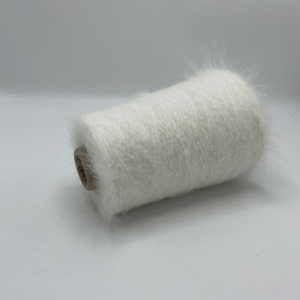 Пряжа для вязания кид мохер с мериносом на бобине (200 гр на конусе)