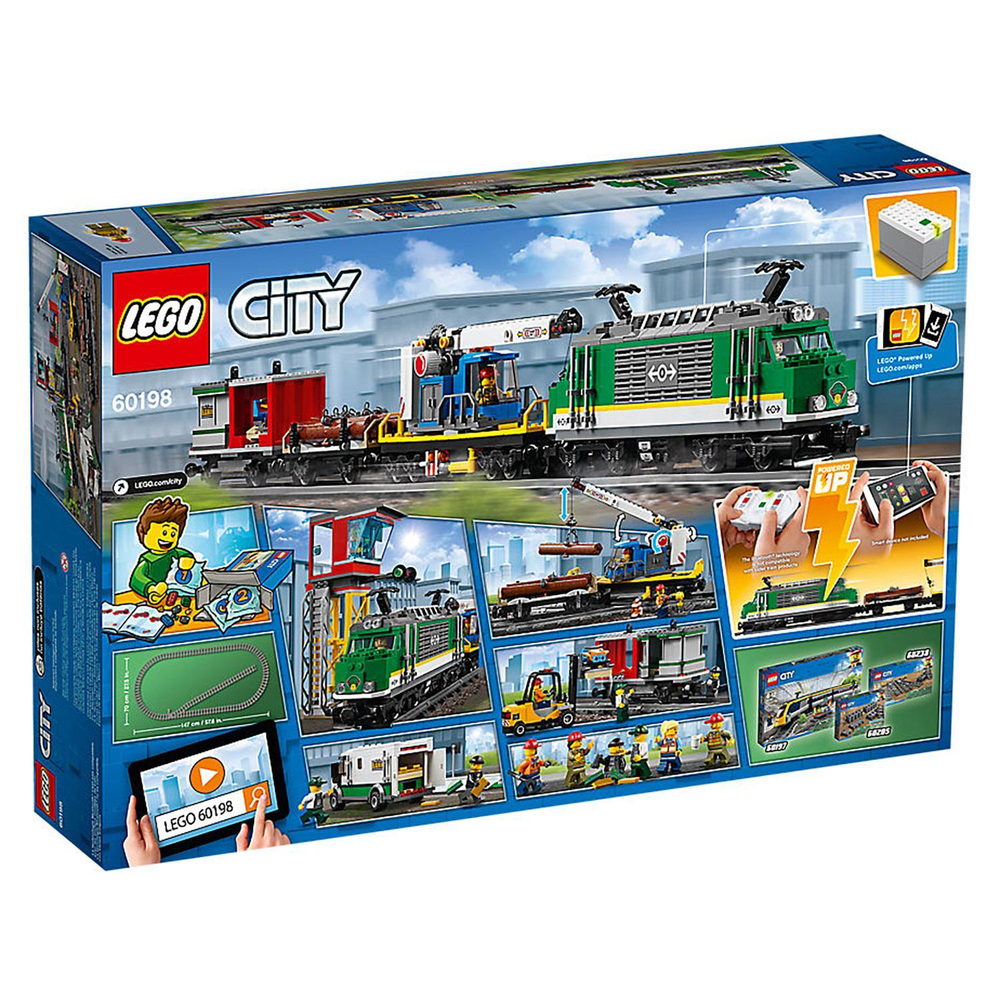 LEGO City: Товарный поезд 60198 — Cargo Train — Лего Сити Город